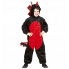 KOSTÝM DRAKÍ OBLEK ČIERNA ČERVENÁ HROT 116 KOSTÝM DRAKÍ OBLEK ČIERNA ČERVENÁ HROT 116