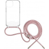 FIXED Pure Neck AntiUV s růžovou šňůrkou na krk Apple iPhone 15 Pro FIXPUN-1202-PI FIXED Pure Neck AntiUV s růžovou šňůrkou na krk Apple iPhone 15 Pro FIXPUN-1202-PI