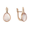Pozlátené náušnice kvapky s ruženínom 11730.3 rose gold Pozlátené náušnice kvapky s ruženínom 11730.3 rose gold