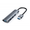 C-TECH HUB USB, UHB-U3-AL, 4x USB 3.2 Gen 1, hliníkové tělo C-TECH HUB USB, UHB-U3-AL, 4x USB 3.2 Gen 1, hliníkové tělo