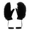 Dámske rukavice Goldbergh HILL FAUX FUR - čierna 8 Dámske rukavice Goldbergh HILL FAUX FUR - čierna 8