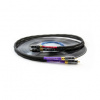 Gramofonový kabel:Tellurium Q Black II / RCA-RCA / 1m Gramofonový kabel:Tellurium Q Black II / RCA-RCA / 1m