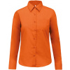 KARIBAN VINTAGE JESSICA K549 / Dámska košeľa s dlhým rukávom - orange L KARIBAN VINTAGE JESSICA K549 / Dámska košeľa s dlhým rukávom - orange L
