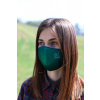 TETRAO bavlnená ochranná maska na tvár - zelené 1 ks TETRAO bavlnená ochranná maska na tvár - zelené 1 ks