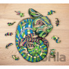 Drevené puzzle – chameleón veľkosť M - ECO WOOD ART Drevené puzzle – chameleón veľkosť M - ECO WOOD ART