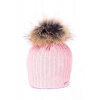 Trblietavá čiapka na zimu s prúžkami ROKSI ružová, Varianta: Čiapka, VEĽKOSŤ NOVÉ UNI Trblietavá čiapka na zimu s prúžkami ROKSI ružová, Varianta: Čiapka, VEĽKOSŤ NOVÉ UNI