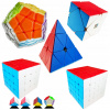 SADA KOCIEK 4x4 + 5x5 + Pyramída + Skewb + Megaminx ORIGINÁLNE KOCKY SADA KOCIEK 4x4 + 5x5 + Pyramída + Skewb + Megaminx ORIGINÁLNE KOCKY