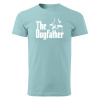 Godfather Vtipné tričko DogFather Barva: Světle modrá, Velikost: M Godfather Vtipné tričko DogFather Barva: Světle modrá, Velikost: M