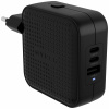 HYPER HyperJuice® 70W USB-C cestovní nabíječka, GaN, s adaptérem pro Evropu, s britským adaptérem, s americkým adaptérem, 1x USB A , 2x USB-C®, 70 W, Dodávka HYPER HyperJuice® 70W USB-C cestovní nabíječka, GaN, s adaptérem pro Evropu, s britským adaptérem, s americkým adaptérem, 1x USB A , 2x USB-C®, 70 W, Dodávka