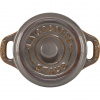 Staub Mini Cocotte Set 4-tlg. rund, Keramik, antik-grau Staub Mini Cocotte Set 4-tlg. rund, Keramik, antik-grau