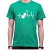Fajntričko Tričko - EKG Husle, Farba zelená, Strih/ Variant Pánsky / UNISEX Fajntričko Tričko - EKG Husle, Farba zelená, Strih/ Variant Pánsky / UNISEX