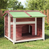 Koterec pre psa mocha káva 96x87x80,5 cm borovicový masív Koterec pre psa mocha káva 96x87x80,5 cm borovicový masív