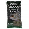Kŕmenie Sensas 3000 Gros Gardons Noire Fine Mouture 1kg Kŕmenie Sensas 3000 Gros Gardons Noire Fine Mouture 1kg