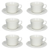 LA PORCELLANA BIANCA Bosco 180 ml 6 ks - porcelánové šálky na kávu a čaj so spodkami LA PORCELLANA BIANCA Bosco 180 ml 6 ks - porcelánové šálky na kávu a čaj so spodkami