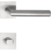 Interiérové nerezové kľučky na dvere NORWEGEN, mat Rozeta WC hranatá Interiérové nerezové kľučky na dvere NORWEGEN, mat Rozeta WC hranatá