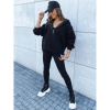 Čierny dámsky trojkomplet mikiny, topu a nohavíc, ay0936-UNI UNI Čierny dámsky trojkomplet mikiny, topu a nohavíc, ay0936-UNI UNI