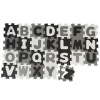 Bieco - Penová hracia podložka s abecedou - puzzle black & white - 26 ks Bieco - Penová hracia podložka s abecedou - puzzle black & white - 26 ks