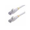 StarTech.com 1m White CAT8 Ethernet Cable, Snagless, S/FTP, 25G/40G - Patch kabel - RJ-45 (M) do RJ-45 (M) - 1 m - 5.6 mm - S/FTP - CAT 5/5e/6/6a/8 - IEEE 802.3bt/IEEE 802.3ba - provedení bez hrbolku, StarTech.com 1m White CAT8 Ethernet Cable, Snagless, S/FTP, 25G/40G - Patch kabel - RJ-45 (M) do RJ-45 (M) - 1 m - 5.6 mm - S/FTP - CAT 5/5e/6/6a/8 - IEEE 802.3bt/IEEE 802.3ba - provedení bez hrbolku,