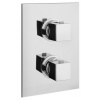Sapho DIMY podomietková sprchová termostatická batéria, 2 výstupy, chróm Sapho DIMY podomietková sprchová termostatická batéria, 2 výstupy, chróm