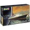 Revell Queen Elizabeth II Model Set lode 1:1200, 36 dielov (Revell Queen Elizabeth II 1:1200, 24,4x6,3cm, LEVEL 4, Model No.: 05806) Revell Queen Elizabeth II Model Set lode 1:1200, 36 dielov (Revell Queen Elizabeth II 1:1200, 24,4x6,3cm, LEVEL 4, Model No.: 05806)
