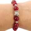 Energetický náramok Buddha Jadeit červený Energetický náramok Buddha Jadeit červený