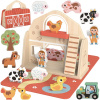 TOOKY TOY Drevená skladacia farma v kufríku so zvieratkami TOOKY TOY Drevená skladacia farma v kufríku so zvieratkami