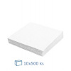 Servítky 1-vrstvové, 33 x 33 biele 500 ks Servítky 1-vrstvové, 33 x 33 biele 500 ks
