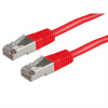 S/FTP Patchkábel 5m cat.5e, červený, Cu S/FTP Patchkábel 5m cat.5e, červený, Cu