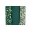 KikkaBoo Plienky mušelínové 75x75 cm 3ks Secret Garden Green KikkaBoo Plienky mušelínové 75x75 cm 3ks Secret Garden Green