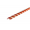 Knuffi® ochrana rúrok, typ R50, samolepiaca, dĺžka 1 m, červená/biela, vnútorný polomer 50 mm Knuffi® ochrana rúrok, typ R50, samolepiaca, dĺžka 1 m, červená/biela, vnútorný polomer 50 mm