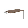 OFFICE PRO s.r.o. HOBIS prídavný stôl do uhla - US 1400 RU, hĺbka 80 cm, orech OFFICE PRO s.r.o. HOBIS prídavný stôl do uhla - US 1400 RU, hĺbka 80 cm, orech