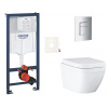 Grohe Závěsný wc set do lehkých stěn / předstěnová montáž Euro Ceramic SIKOGRSEUSCP00 Grohe Závěsný wc set do lehkých stěn / předstěnová montáž Euro Ceramic SIKOGRSEUSCP00