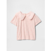 GAP Baby top s límečkem Ružová 12-18M Ružová Ružová GAP Baby top s límečkem Ružová 12-18M Ružová Ružová