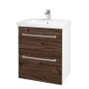 Dreja Umývadlová skrinka BIG INN SZZ2 65 - N01 Biela lesk / Úchytka T03 / D25 Teak Dreja Umývadlová skrinka BIG INN SZZ2 65 - N01 Biela lesk / Úchytka T03 / D25 Teak