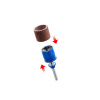 DREMEL EZ SpeedClic brúsna hlava a 2 kusy brúsnych pások 13 mm (P60, P120) DREMEL EZ SpeedClic brúsna hlava a 2 kusy brúsnych pások 13 mm (P60, P120)