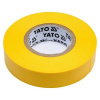 Yato Izolačná páska elektrikárska PVC 15mm / 20m žltá Yato Izolačná páska elektrikárska PVC 15mm / 20m žltá