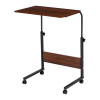 ModernHome PJJCT0135 Stolík na notebook s kolieskami, výškovo nastaviteľný, hnedý ModernHome PJJCT0135 Stolík na notebook s kolieskami, výškovo nastaviteľný, hnedý