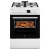 Kombinovaný sporák (plynový a elektrický) Electrolux LKK660220W, 60 cm, biely Kombinovaný sporák (plynový a elektrický) Electrolux LKK660220W, 60 cm, biely