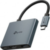 TP-Link UH3020C Hub USB typu C 3v1, 3x HDMI 4K při 60 Hz, 100W Power Delivery, 1× USB-A TP-Link UH3020C Hub USB typu C 3v1, 3x HDMI 4K při 60 Hz, 100W Power Delivery, 1× USB-A