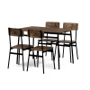 Jedálenský set 4x stolička+stôl Jedálenský set 4x stolička+stôl