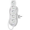 Emos P0517, predlžovací kábel 7m, 5 zásuviek, PVC, biely P0517 Emos P0517, predlžovací kábel 7m, 5 zásuviek, PVC, biely P0517