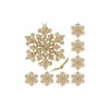 VEĽKÉ ZÁVESNÉ HVIEZDY SNEHOVÉ VLOČKY NA VIANOČNÝ STROMČEK 8 ks ZLATÉ VIANOČNÉ OZDOBY VEĽKÉ ZÁVESNÉ HVIEZDY SNEHOVÉ VLOČKY NA VIANOČNÝ STROMČEK 8 ks ZLATÉ VIANOČNÉ OZDOBY