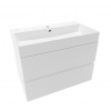 Naturel Koupelnová skříňka s umyvadlem Verona 80x50x45,5 cm bílá mat VERONA80BMU2 Naturel Koupelnová skříňka s umyvadlem Verona 80x50x45,5 cm bílá mat VERONA80BMU2
