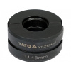 YATO NÁHRADNÉ MATICE PRE YT-21735 TYP U 18MM (YT-217403) YATO NÁHRADNÉ MATICE PRE YT-21735 TYP U 18MM (YT-217403)