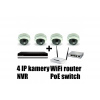 Kamerový IP set, 4x MHK 316LP FULL HD, vari + NVR6004 + router + POE switch 4 + 1 Kamerový IP set, 4x MHK 316LP FULL HD, vari + NVR6004 + router + POE switch 4 + 1