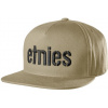 pánska šiltovka ETNIES CORP SNAPBACK Khaki pánska šiltovka ETNIES CORP SNAPBACK Khaki