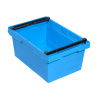 Univerzálné stohovatelné nádoby classic-line D, s madlami, 600 x 400 x 273 mm, modré, BJ = 3 kusy Univerzálné stohovatelné nádoby classic-line D, s madlami, 600 x 400 x 273 mm, modré, BJ = 3 kusy