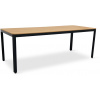 Noela Milano Záhradný stôl 205 x 90 cm, hliník/artwood, čierny/hnedý NOELA 34570792 Noela Milano Záhradný stôl 205 x 90 cm, hliník/artwood, čierny/hnedý NOELA 34570792