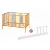 PETITEMARS PETITE&MARS Postieľka drevená Nela Variant: PETITE&MARS Postieľka drevená Nela Beech Wood 120x60 cm s bočnicou Side PETITEMARS PETITE&MARS Postieľka drevená Nela Variant: PETITE&MARS Postieľka drevená Nela Beech Wood 120x60 cm s bočnicou Side