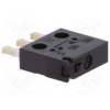 Mikrospínač SNAP ACTION bez páčky SPDT 0,5A/30VDC ON-(ON) Mikrospínač SNAP ACTION bez páčky SPDT 0,5A/30VDC ON-(ON)